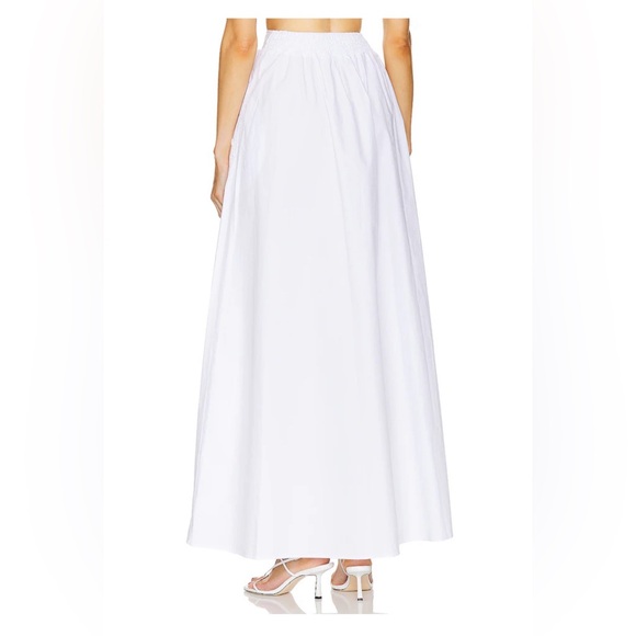 Susana Monaco maxi poplin white skirt - Picture 3 of 5